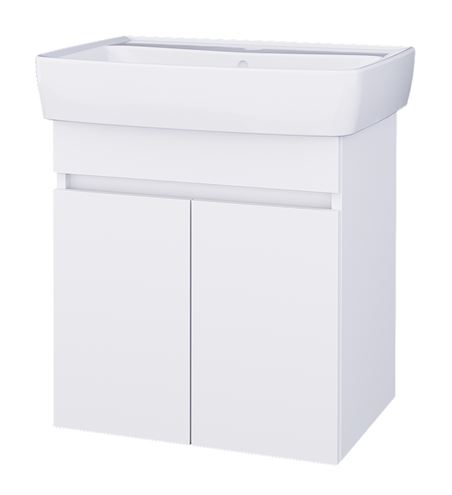 CONCEPT 50 skříňka pod umyvadlo 52x39,2x55 cm, 2 dvířka, lesklá bílá 808709 Obrázek - Hlavní obrázek