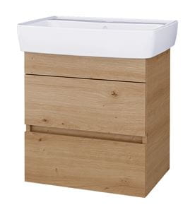 CONCEPT 50 skříňka pod umyvadlo 52x39,2x55 cm, 2 zásuvky, karamel