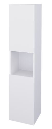 CONCEPT 50 vysoká skříňka 35x35,2x154,5 cm, 2 dvířka, 1 police, lesklá bílá 808648 Obrázek - Hlavní obrázek