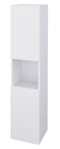 CONCEPT 50 vysoká skříňka 35x35,2x154,5 cm, 2 dvířka, 1 police, lesklá bílá