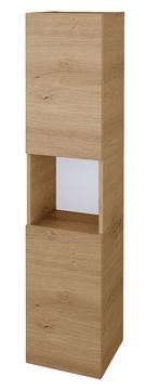 CONCEPT 50 vysoká skříňka 35x35,2x154,5 cm, 2 dvířka, 1 police, karamel