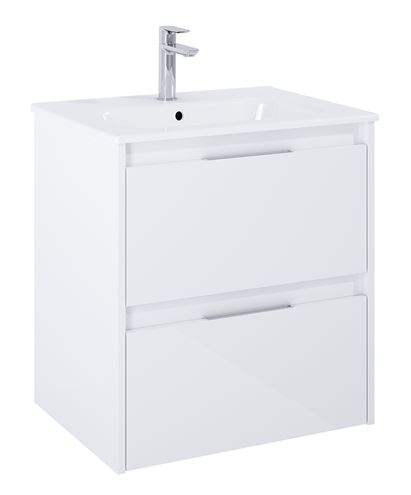 ROCA ALPINE skříňka pod umyvadlo 58,5x59x45,2 cm, 2 zásuvky, lesklá bílá A857863806 Obrázek - Hlavní obrázek