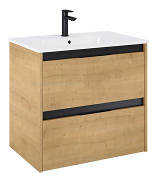 ROCA ALPINE skříňka pod umyvadlo 68,5x59x45,2 cm, 2 zásuvky, světlý dub