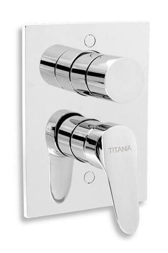 NOVASERVIS TITANIA FRESH sprchový set s podomítkovou baterií, horní sprcha, ruční sprcha, hadice, držák, chrom SADA96050R Obrázek - fotka