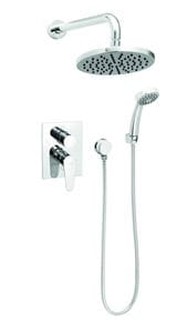 NOVASERVIS TITANIA FRESH sprchový set s podomítkovou baterií, horní sprcha, ruční sprcha, hadice, držák, chrom