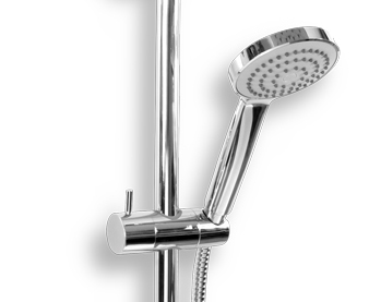 NOVASERVIS TITANIA FRESH sprchový set s baterií, horní sprcha, ruční sprcha, tyč, hadice, chrom SET040/96,0 Obrázek - fotka