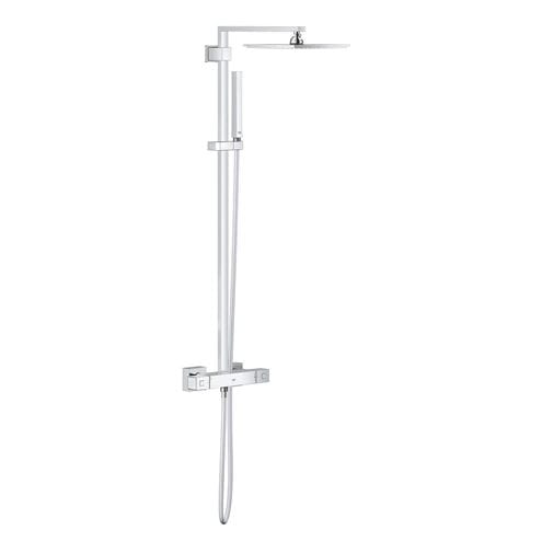 GROHE EUPHORIA CUBE SYSTEM 230 sprchový set s termostatickou baterií, horní sprcha, ruční sprcha, tyč, hadice, chrom 26087000 Obrázek - Hlavní obrázek