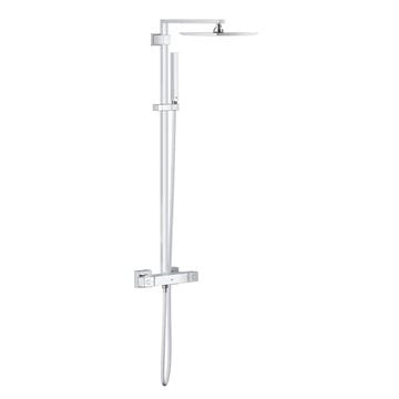 GROHE EUPHORIA CUBE SYSTEM 230 sprchový set s termostatickou baterií, horní sprcha, ruční sprcha, tyč, hadice, chrom