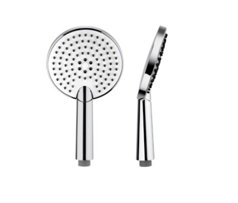 NDW COLONNA VETRO SIMETRY sprchový set s termostatickou baterií, horní sprcha, ruční sprcha se 3 proudy, tyč, hadice, chrom/bílé sklo PM10154/W Obrázek - fotka