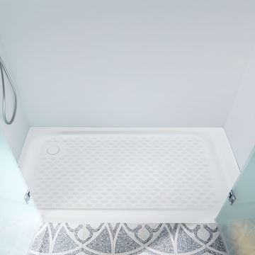 KALDEWEI SUPERPLAN 389-1 sprchová vanička 80x120 cm, smaltovaná ocel, bez nosiče, celoplošný Antislip 447330020001 Obrázek - fotka