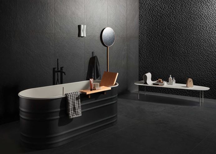 MARAZZI MYSTONE LAVAGNA dlažba 30x60 cm, mat, nero M05C Obrázek - fotka