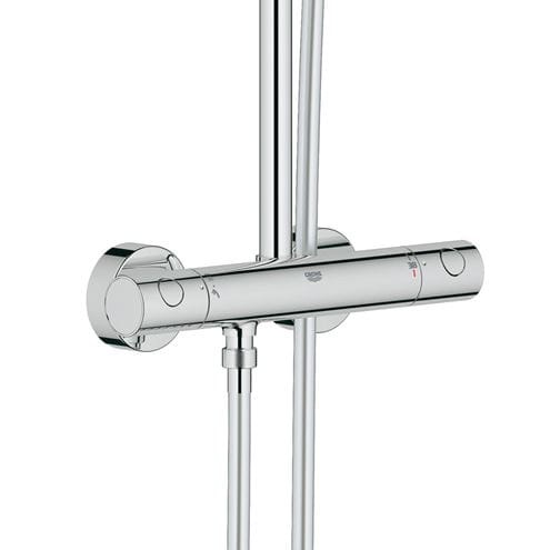 GROHE EUPHORIA SYSTEM 230 sprchový set s termostatickou baterií, horní sprcha, ruční sprcha, tyč, hadice, chrom 26187000 Obrázek - fotka