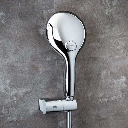GROHE RAINSHOWER SMARTCONTROL DUO 360 sprchový set s termostatickou baterií, horní sprcha, ruční sprcha se 2 proudy, tyč, hadice, chrom 26250000 Obrázek - fotka