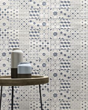 MARAZZI PAINT dekor 20x50 cm, mat, bianco/grigio/blu MMTU Obrázek - fotka