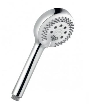 KLUDI LOGO DUAL SHOWER sprchový set s termostatickou baterií, horní sprcha, ruční sprcha se 3 proudy, teleskopická tyč, hadice, chrom 6808505-00 Obrázek - fotka