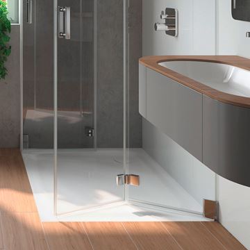 KALDEWEI SUPERPLAN 404-1 sprchová vanička 90x100 cm, smaltovaná ocel, bez nosiče, Perl Effekt 430400013001 Obrázek - fotka