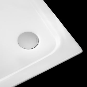 KALDEWEI SUPERPLAN 404-2 sprchová vanička 90x100 cm, smaltovaná ocel, s nosičem, celoplošný Antislip 430435040001 Obrázek - fotka