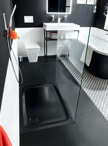 KALDEWEI SUPERPLAN 404-2 sprchová vanička 90x100 cm, smaltovaná ocel, s nosičem, celoplošný Antislip 430435040001 Obrázek - fotka