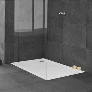 KALDEWEI SUPERPLAN 404-2 sprchová vanička 90x100 cm, smaltovaná ocel, s nosičem, celoplošný Antislip 430435040001 Obrázek - fotka