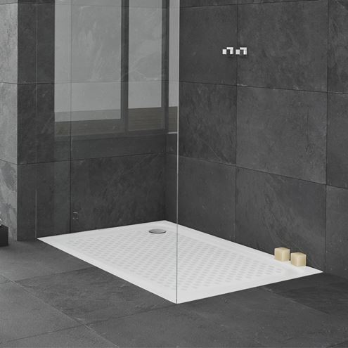 KALDEWEI SUPERPLAN 404-2 sprchová vanička 90x100 cm, smaltovaná ocel, s nosičem, celoplošný Antislip 430435040001 Obrázek - fotka