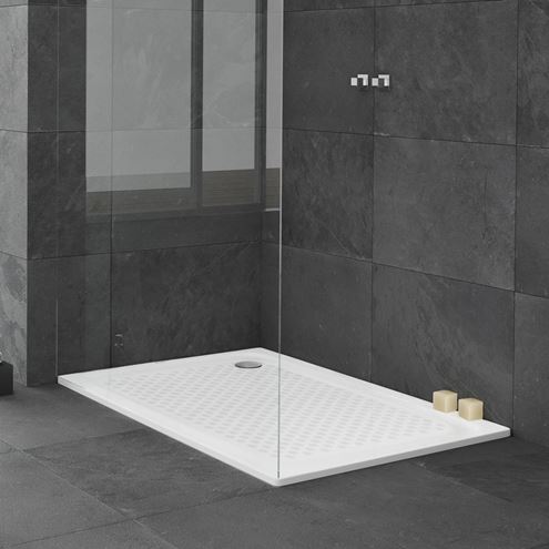 KALDEWEI SUPERPLAN 404-2 sprchová vanička 90x100 cm, smaltovaná ocel, s nosičem, celoplošný Antislip 430435040001 Obrázek - fotka