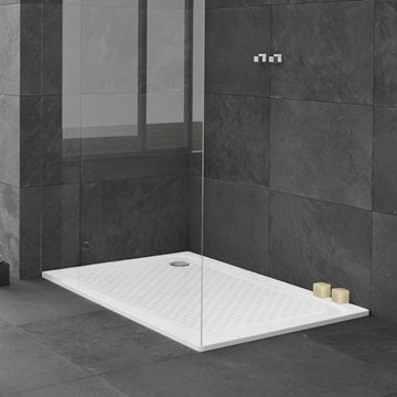 KALDEWEI SUPERPLAN 404-2 sprchová vanička 90x100 cm, smaltovaná ocel, s nosičem, celoplošný Antislip 430435040001 Obrázek - fotka