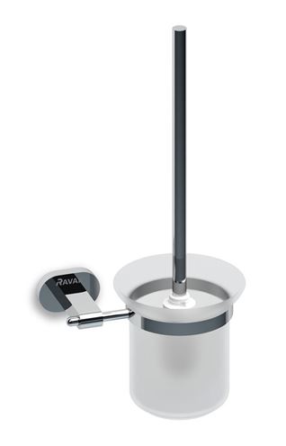 RAVAK CHROME CR 410.00 WC štětka, nástěnná, sklo, chrom X07P196 Obrázek - Hlavní obrázek