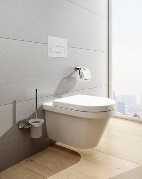 RAVAK CHROME CR 410.00 WC štětka, nástěnná, sklo, chrom X07P196 Obrázek - fotka