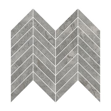 REFIN RIVER mozaika 26x32,5 cm, chevron, lesk, grey