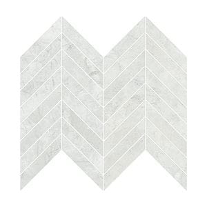 REFIN RIVER mozaika 26x32,5 cm, chevron, lesk, white