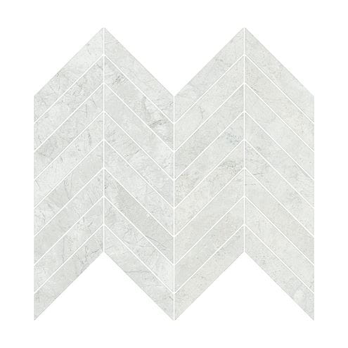REFIN RIVER mozaika 26x32,5 cm, chevron, lesk, white OH15 Obrázek - Hlavní obrázek