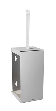 KWC RODAN RODX687 WC štětka, nástěnná, bílá/nerez ocel