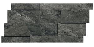 REFIN RIVER mozaika 28,2x58,6 cm, mat reliéf, graphite muretto 3D