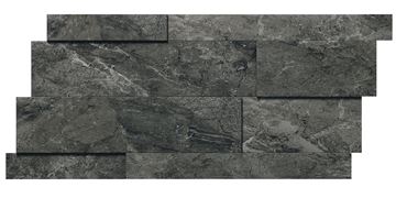 REFIN RIVER mozaika 28,2x58,6 cm, mat reliéf, graphite muretto 3D