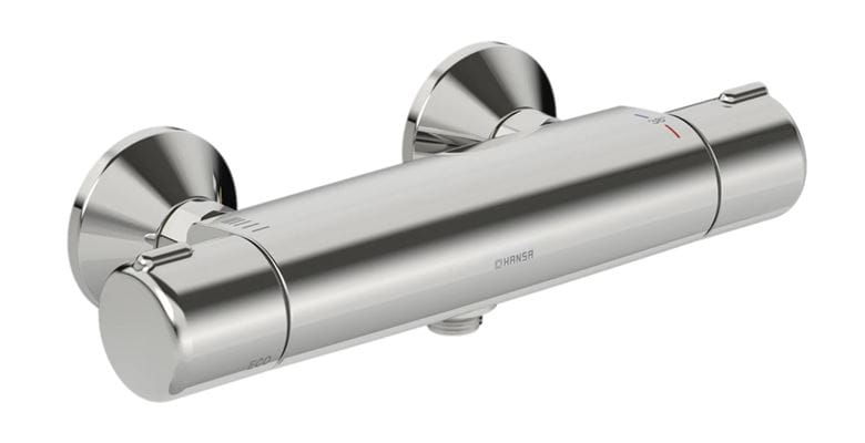HANSA BASIC sprchový set s termostatickou baterií, ruční sprcha se 3 proudy, tyč, hadice, chrom 55150131 Obrázek - fotka