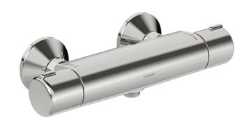 HANSA BASIC sprchový set s termostatickou baterií, ruční sprcha se 3 proudy, tyč, hadice, chrom 55150131 Obrázek - fotka