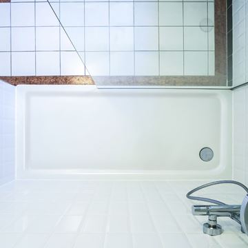 KALDEWEI SUPERPLAN XXL 412-2 sprchová vanička 100x140 cm, smaltovaná ocel, s nosičem 431248040001 Obrázek - fotka