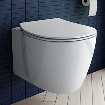 IDEAL STANDARD CONNECT SPACE WC sedátko Ultra Slim, SoftClose, bílá E772401 Obrázek - fotka