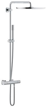 GROHE RAINSHOWER SYSTEM 400 sprchový set s termostatickou baterií, horní sprcha, ruční sprcha, tyč, hadice, chrom