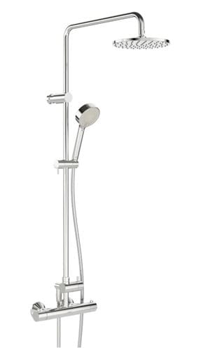 HANSA UNITA sprchový set s termostatickou baterií, horní sprcha, ruční sprcha se 3 proudy, tyč, hadice, chrom 58149103 Obrázek - Hlavní obrázek