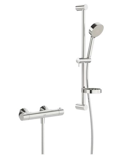 HANSA UNITA sprchový set s termostatickou baterií, ruční sprcha, tyč, hadice, chrom 48130121 Obrázek - Hlavní obrázek