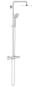 GROHE EUPHORIA SYSTEM 210 sprchový set s termostatickou baterií, horní sprcha, ruční sprcha, tyč, hadice, chrom