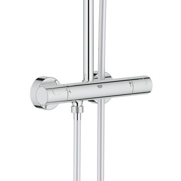 GROHE EUPHORIA SYSTEM 210 sprchový set s termostatickou baterií, horní sprcha, ruční sprcha, tyč, hadice, chrom 27964000 Obrázek - fotka