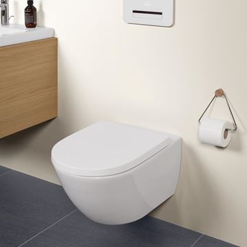 VILLEROY & BOCH SUBWAY 3.0 WC sedátko, SoftClosing, alpská bílá 8M42S1T1 Obrázek - fotka
