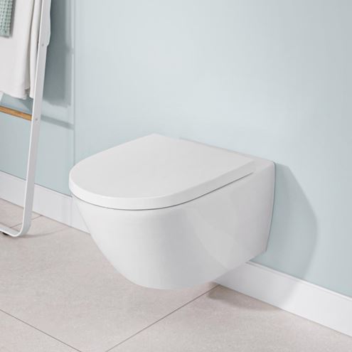 VILLEROY & BOCH SUBWAY 3.0 WC sedátko, SoftClosing, alpská bílá 8M42S101 Obrázek - fotka