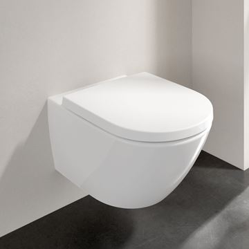 VILLEROY & BOCH SUBWAY 3.0 WC sedátko, SoftClosing, alpská bílá 8M42S101 Obrázek - fotka