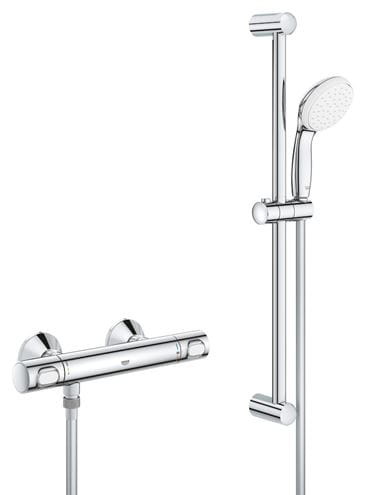GROHE GROHTHERM 500 sprchový set s termostatickou baterií, ruční sprcha, tyč, hadice, chrom 34796000 Obrázek - Hlavní obrázek