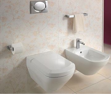 VILLEROY & BOCH SENTIQUE WC sedátko, SoftClosing, alpská bílá 98M8S101 Obrázek - fotka