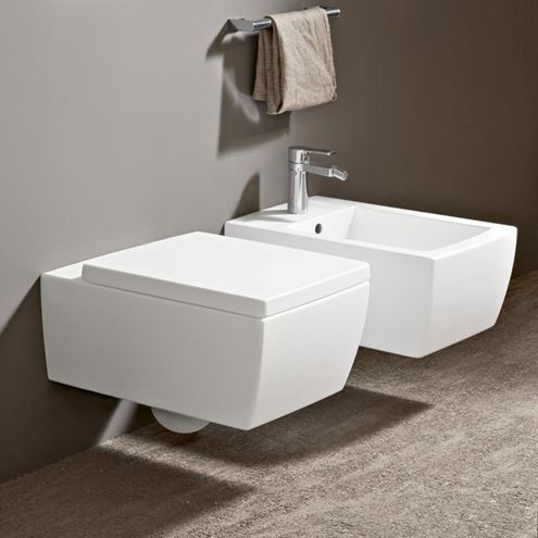 VILLEROY & BOCH MEMENTO WC sedátko, SoftClosing, alpská bílá 9M17S1R1 Obrázek - fotka