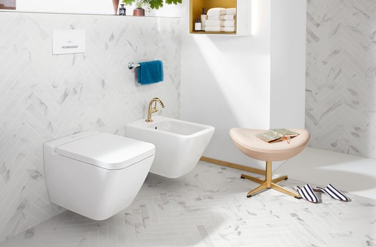 VILLEROY & BOCH FINION WC sedátko, SoftClosing, alpská bílá 9M88S1R1 Obrázek - fotka